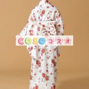 コスチューム衣装　ホワイト　世界の文化　祝日　大人用　シルクライク　女性用　和服　―festival-0659 2