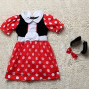 コスチューム衣装　ミッキーマウス　Mickey　Mouse　レッド　ドレス　女の子用-halloween-trz0725-0006 2