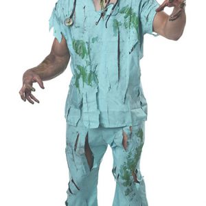 Doctor Scrubs Costume ハロウィン コスプレ衣装 ナース服 ナイトクラブ-Halloween-trw0725-0100