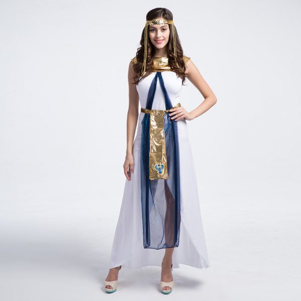 華麗なクイーン エジプトの女王 に変身♪ Halloween Costume クイーン 装 ドレス コスプレ-Halloween-trw0725-0232