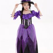 ハロウィン 魔女 コスプレ服 cosplay 巫女 舞台服 子供 可愛い-Halloween-trw0725-0484 2