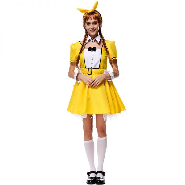 メイド コスプレ メイド服 ミニスカ セクシー ドレス コスチューム アリス ロリータ パーティー 大人用 衣装 仮装 アニメ ハロウィン-Halloween-trw0725-0500