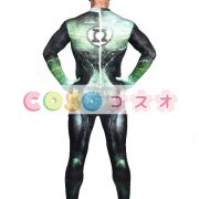 全身タイツ　グリーン　大人用　ユニセックス　グリーンランタン　　―taitsu-tights1325 3