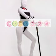 全身タイツ，ウサギ　女性用　大人用　コスチューム　カラーブロック　開口部のない全身タイツ　―taitsu-tights0600 3