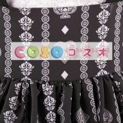 ロリィタスカート　ブラック　サロペットスカート　クラウン　プリント ―Lolita0146 3