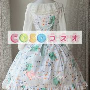 ロリータジャンパースカート　リボン　スィート　コットン　 ―Lolita0148 3