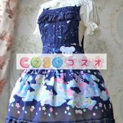 ロリータジャンパースカート　リボン　スィート　シフォン　 ―Lolita0157 3