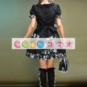 ロリータ服，ワンピース　全２色　スクエアネック　リボン　半袖　姫様風 ―Lolita0193 3