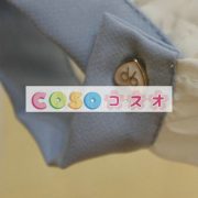 ロリータ服ワンピースライトブルー　斑点柄　ドレス　シフォン　スィート　リボン　カジュアル　 ―Lolita0208 3