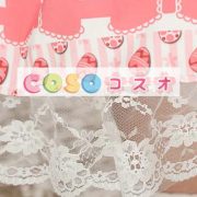 スウィート　ピンク　ロリィタスカート　ショット　レーストリム　ケーキプリント ―Lolita0216 3