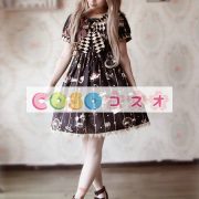 甘い茶色の綿弓ロリータ ワンピース ―Lolita0306 3