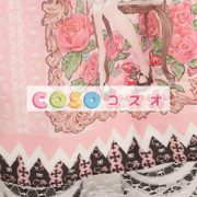 甘いピンク スクエア ネック レース キュート ロリータ ジャンパー スカート ―Lolita0434 3