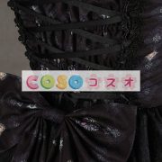 ロリィタジャンパースカート　可愛い　合成繊維　プリント柄　リボン　パーティー　 ―Lolita0581 3