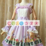 ロリータジャンパースカート　リボン　可愛い　ポリエステル　 ―Lolita0659 3