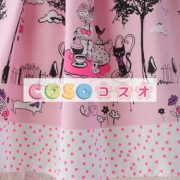 ロリィタスカート　ピンク　可愛い　プリント柄　パーティー　 ―Lolita0765 3