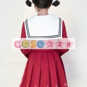 ロリィタジャンパースカート　結び　伝統的　アセテート　折り襟　ストリートウェア　ロゴ柄　 ―Lolita0785 3