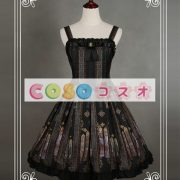 印刷のロリータ ドレス背中の開いたドレス シフォン ―Lolita0794 3