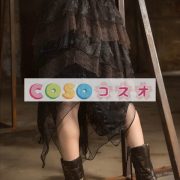 ロリィタ服　スカート　レース　レトロ　ブラック　パーティー　 ―Lolita0814 3