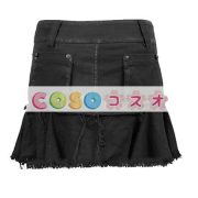 ロリィタ服　スカート　コットン　レトロ　ブラック　パーティー　 ―Lolita0816 3