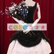 ロリィタジャンパースカート　パーティー　レトロ　コットン　シャーリング　 ―Lolita0824 3