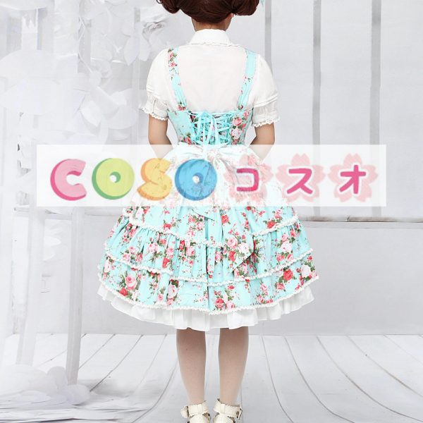 ロリータ服，２点セット　ジャンパースカート&ブラウス　新作　オリジナルデザイン　高品質 ―Lolita0916