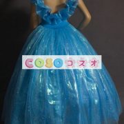 ハロウィン　シンデレラ　ドレス　大人用　ブルー　プリンセス　コスチュームコスプレ―festival-0015 3