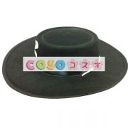 ハロウィングッズ　ブラック　ユニセックス　怪傑ゾロ　キッズ用　帽子　シンセティック（合成素材）　マルディグラ　―festival-0514 3