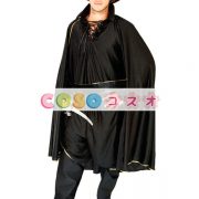 ハロウィングッズ　ブラック　男性用　怪傑ゾロ　大人用　ポリエステル　パンツ　マルディグラ　―festival-0515 3