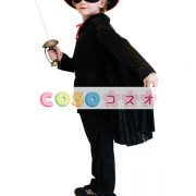 ハロウィングッズ　ブラック　男の子用　怪傑ゾロ　キッズ用　ポリエステル　パンツ　マルディグラ　―festival-0517 3