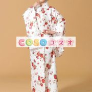 コスチューム衣装　ホワイト　世界の文化　祝日　大人用　シルクライク　女性用　和服　―festival-0659 3