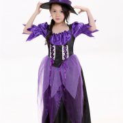 ハロウィン 魔女 コスプレ服 cosplay 巫女 舞台服 子供 可愛い-Halloween-trw0725-0484 3