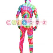 全身タイツ,クリスマスエルフ ユニセックス カラーブロック 開口部のない全身タイツ 仮装コスチューム ―taitsu-tights0744 4 全身タイツ,クリスマスエルフ ユニセックス カラーブロック 開口部のない全身タイツ 仮装コスチューム ―taitsu-tights0744 4