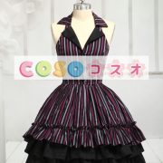 ジャンパースカート　Vネック　ロリィタ服　ポリエステル　フリル ―Lolita0079 4