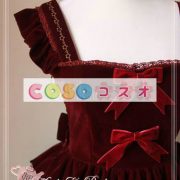 甘いフランネル ボーかわいいロリータ ジャンパー スカート ―Lolita0331 4
