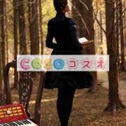 ロリータジャンパースカート　ブラック　結び　ゴシック　ベルベット　 ―Lolita0396 4