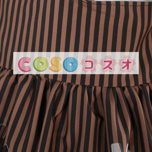 ロリータ服　スカート　ブラウン　スィート　プリント柄　レース　 ―Lolita0553