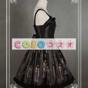 印刷のロリータ ドレス背中の開いたドレス シフォン ―Lolita0794 4