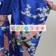 ハロウィン　ブルー　日本　和服　浴衣　コスチューム―festival-0170 4