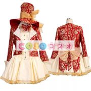 ハロウィン　レッド　マッドハッタ―　4ピース　セット　女性用　不思議の国のアリス　コスチュームコスプレ―festival-0192 4