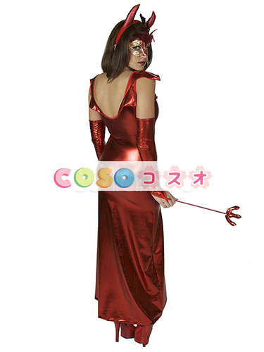 ハロウィーン衣装 バンパイア 女性用 ドレス&ヘッドギア ポリエステル―festival-0348