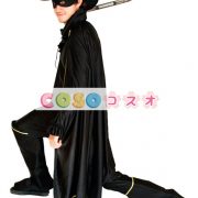 ハロウィングッズ　ブラック　男性用　怪傑ゾロ　大人用　ポリエステル　パンツ　マルディグラ　―festival-0515 4
