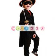 ハロウィングッズ　ブラック　男の子用　怪傑ゾロ　キッズ用　ポリエステル　パンツ　マルディグラ　―festival-0517 4