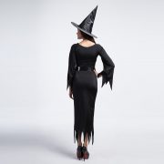 Witch Costume  ブラック 魔女 装 ハロウィン コスプレ衣装　悪魔  巫女　大人用 仮装コスチューム-Halloween-trw0725-0246 4