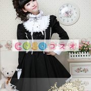 純粋な綿パフ長袖ロリータ ドレス ―Lolita0230 5
