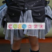 ロリータ服，スカート　全３色　レイヤードスカート　パンク　アシンメトリー ―Lolita0234 5