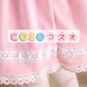 ピンク　ロリィタスカート　スウィート　リボン　パール ―Lolita0299 5