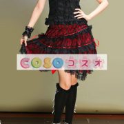 ロリータ服，スカート　全３色　レイヤードスカート　パンク　アシンメトリー　 ―Lolita0337 5
