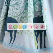 ロリータ服　スカート　ブルー　スィート　プリント　レース　動物　新作 ―Lolita0348 5