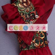 ロリータ服 ワンピース ワインレッド ボディコン ドレス 合成繊維 可愛い 長袖 ポートレイトネック ビーズ カジュアル ―Lolita0576 5 ロリータ服 ワンピース ワインレッド ボディコン ドレス 合成繊維 可愛い 長袖 ポートレイトネック ビーズ カジュアル ―Lolita0576 5