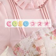 甘いピンクのレース バラ プリント ジャンパー スカート ―Lolita0613 5